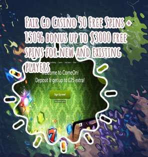 Fair go casino sign up free spins